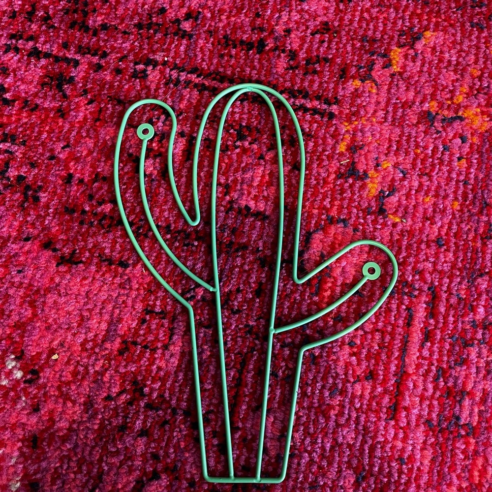 cactus wall decor sign